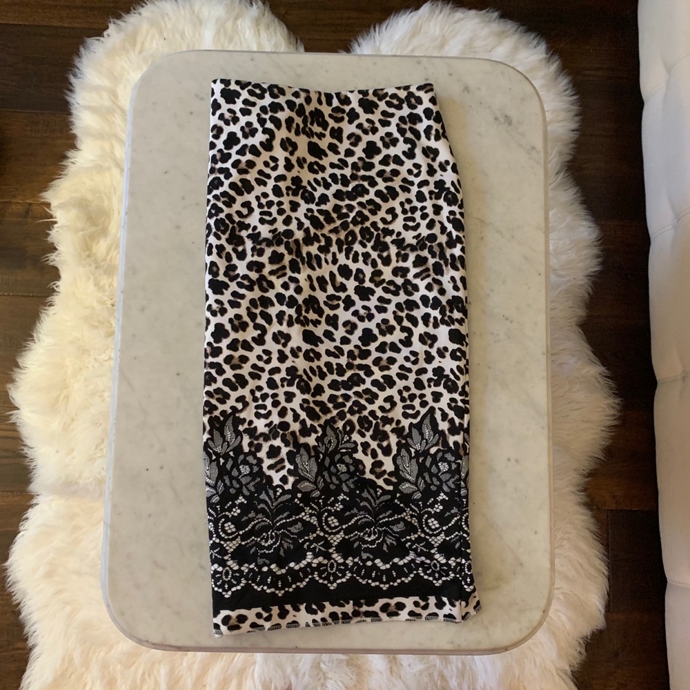 Leopard Print Skirt